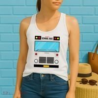 School Bus Costume Simple Halloween Costume Women's Tank Top thumb 2
