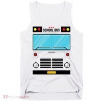 School Bus Costume Simple Halloween Costume Tank Top thumb 0