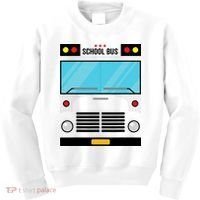 School Bus Costume Simple Halloween Costume Kids Sweatshirt thumb 0