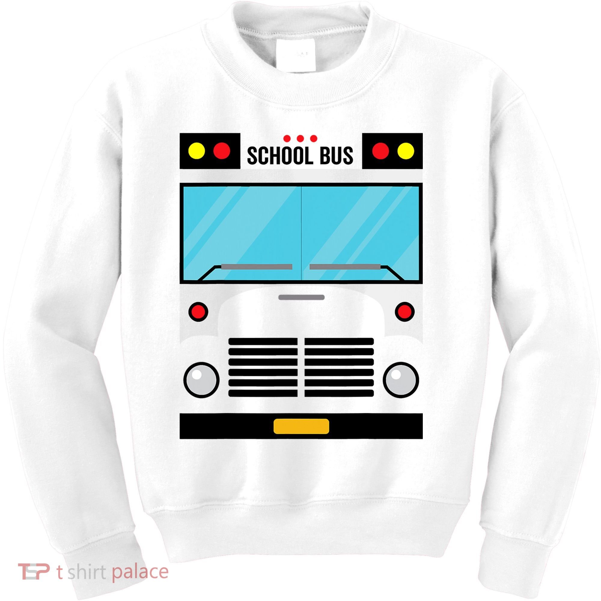 School Bus Costume Simple Halloween Costume Kids Sweatshirt