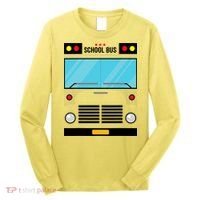 School Bus Costume Simple Halloween Costume Long Sleeve Shirt thumb 0