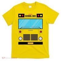 School Bus Costume Simple Halloween Costume T-Shirt thumb 0