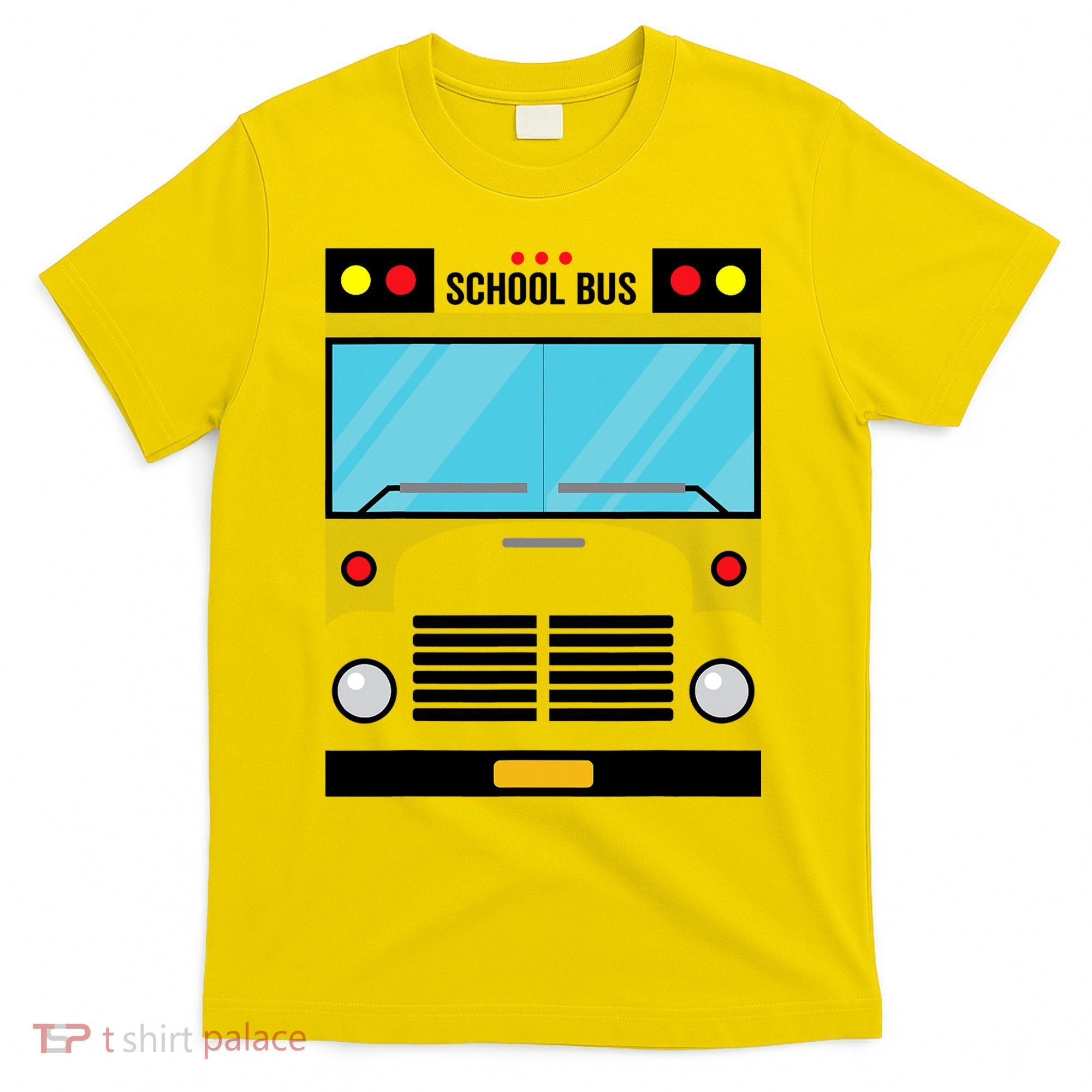School Bus Costume Simple Halloween Costume T-Shirt