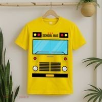 School Bus Costume Simple Halloween Costume T-Shirt thumb 2