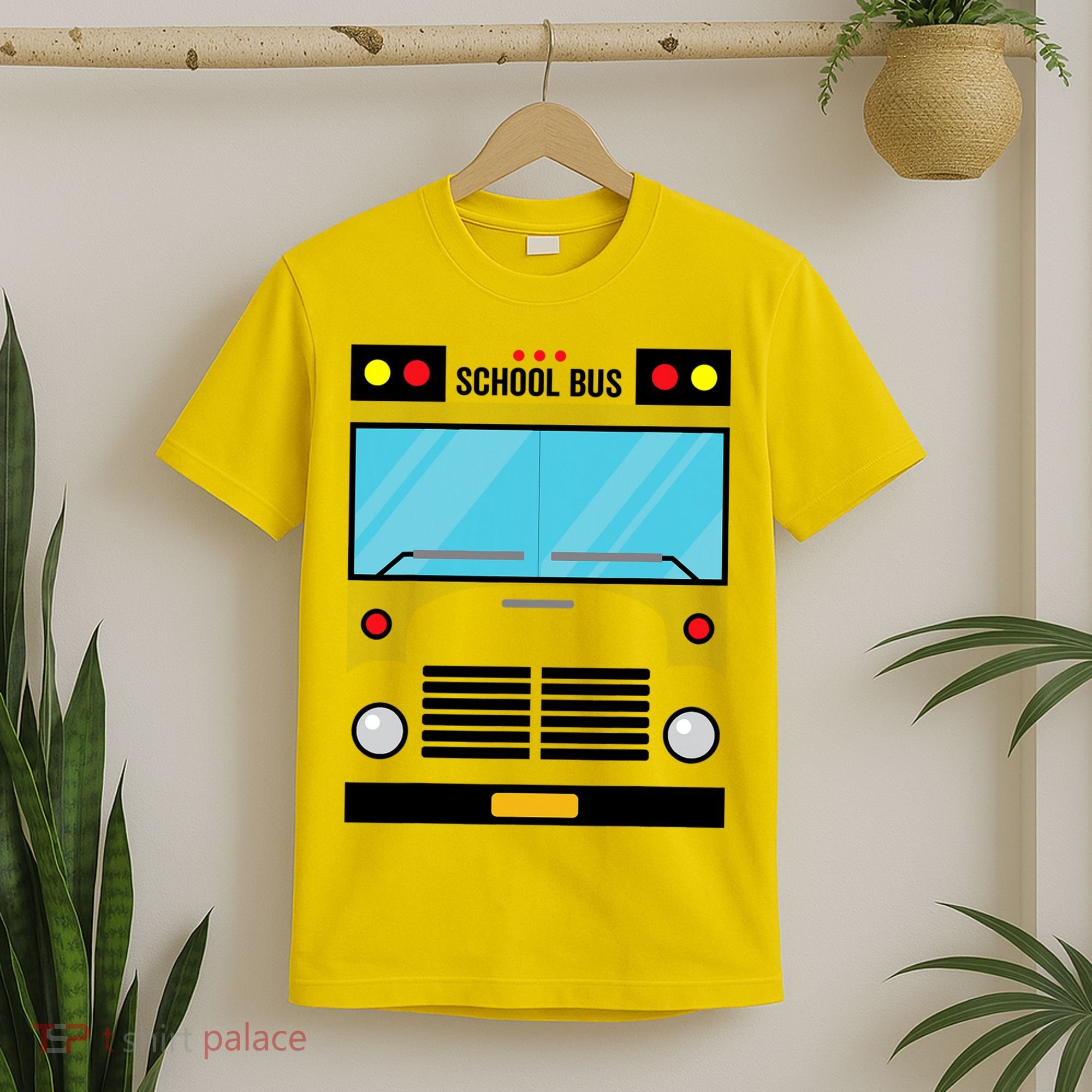 School Bus Costume Simple Halloween Costume T-Shirt