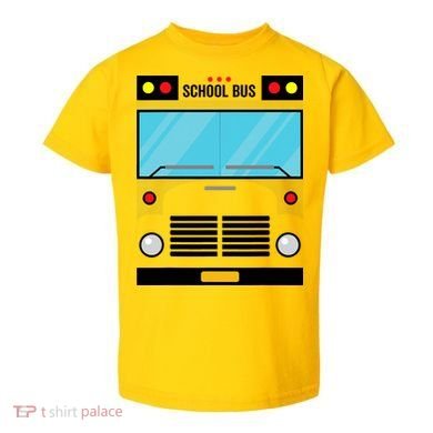 School Bus Costume Simple Halloween Costume Toddler T-Shirt