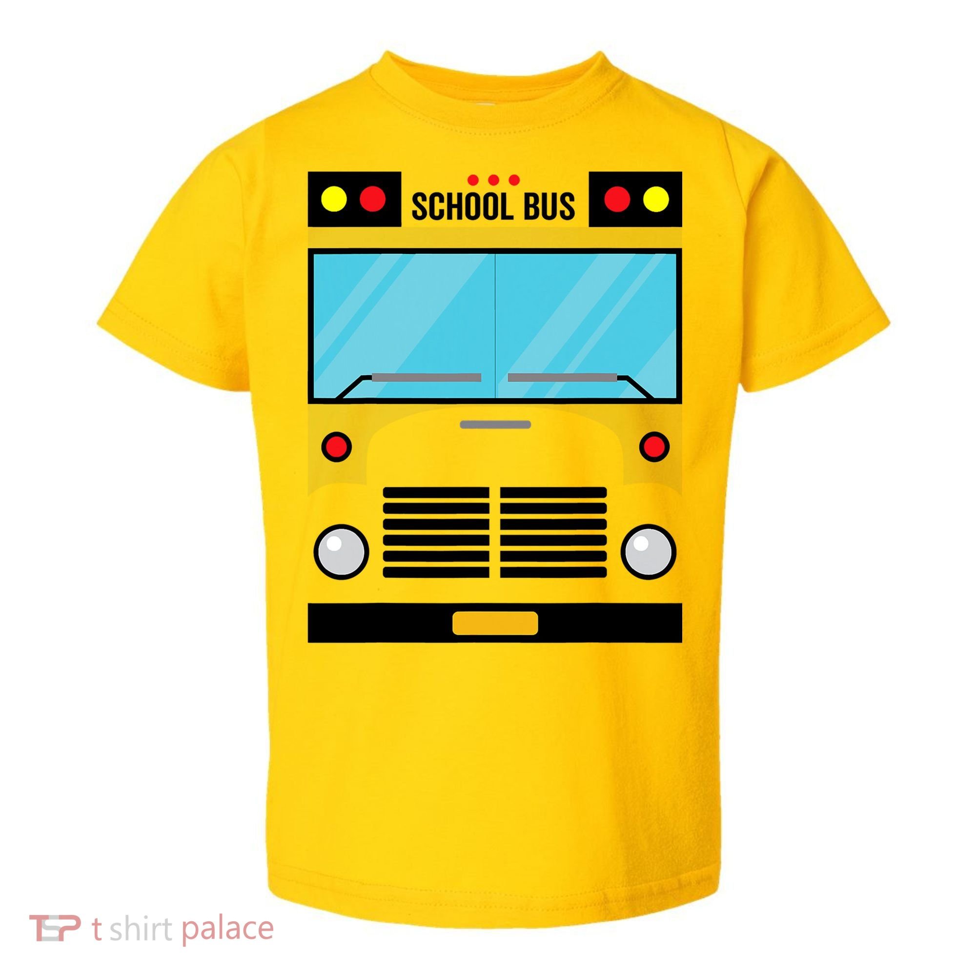 School Bus Costume Simple Halloween Costume Toddler T-Shirt