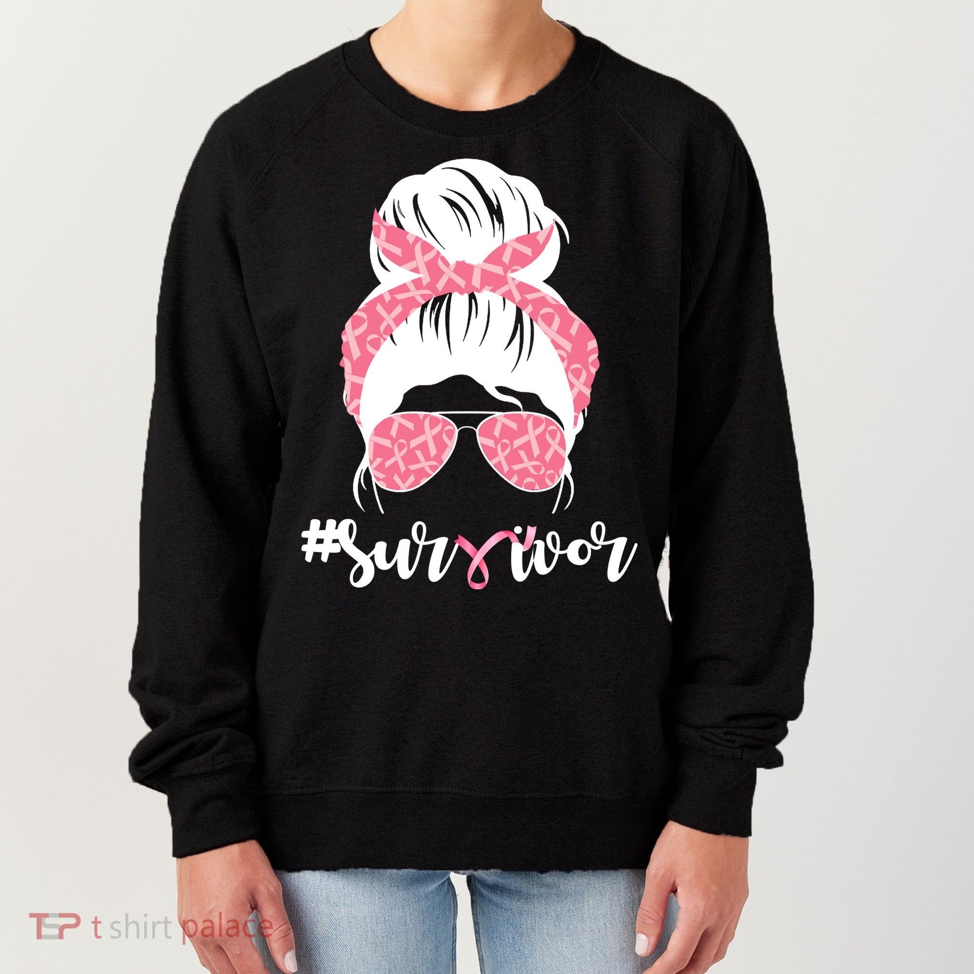 Survivor Breast Cancer Girl Women's Sweatshirt