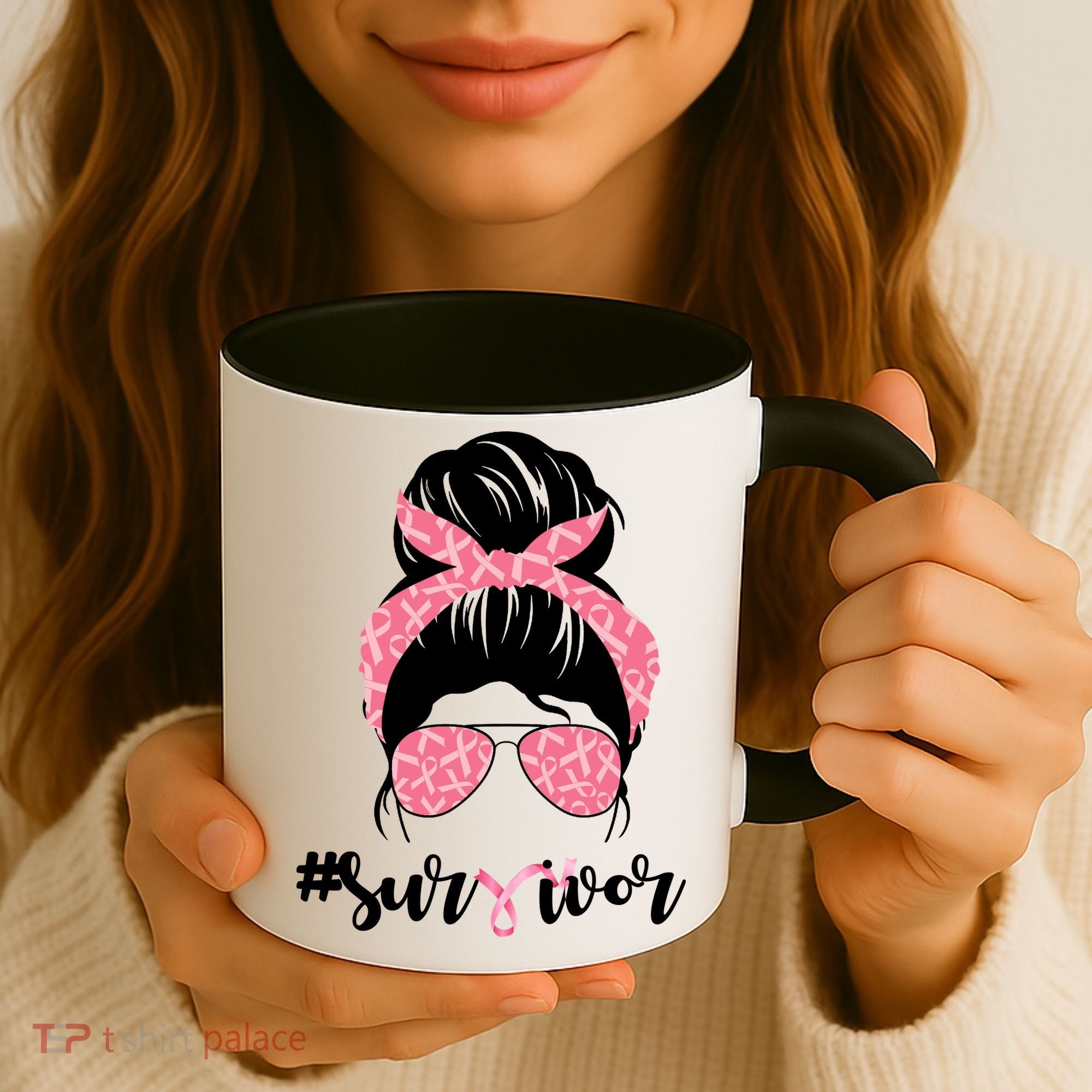 Survivor Breast Cancer Girl Coffee Mug