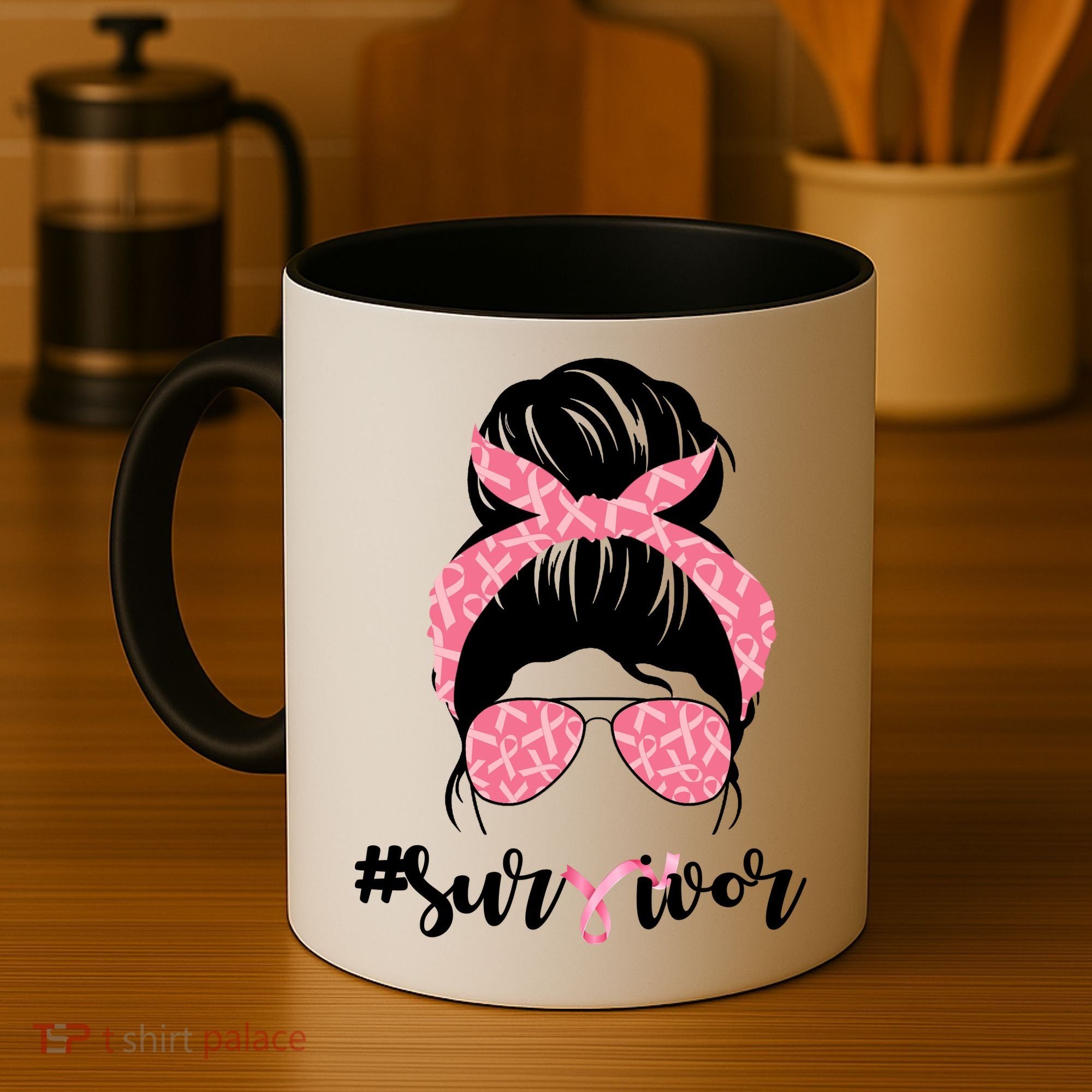 Survivor Breast Cancer Girl Coffee Mug