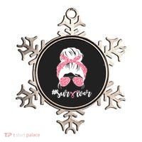 Survivor Breast Cancer Girl Ornament thumb 0