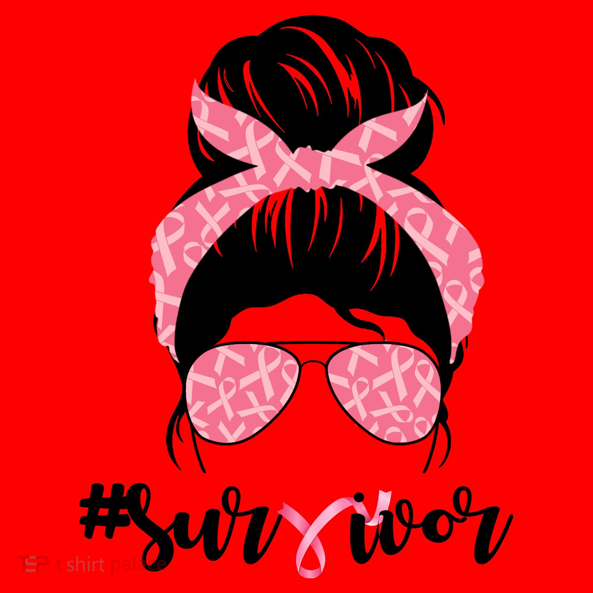 Survivor Breast Cancer Girl Santa Hat