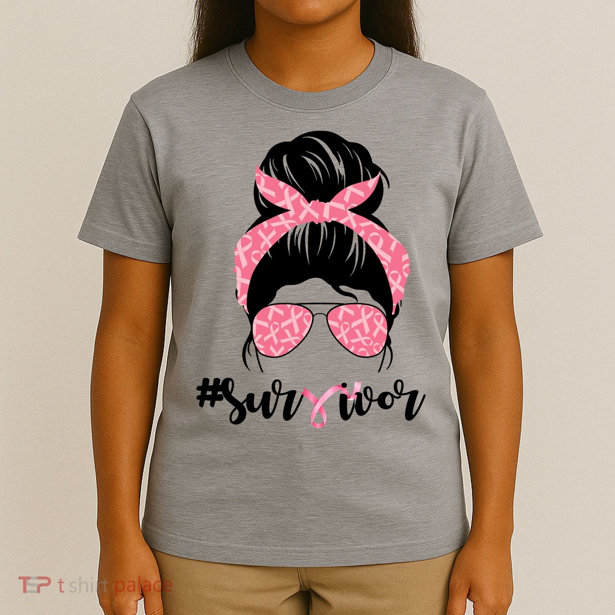 Survivor Breast Cancer Girl T-Shirt