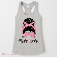 Survivor Breast Cancer Girl Women's Tank Top thumb 0
