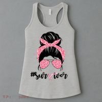 Survivor Breast Cancer Girl Women's Tank Top thumb 3