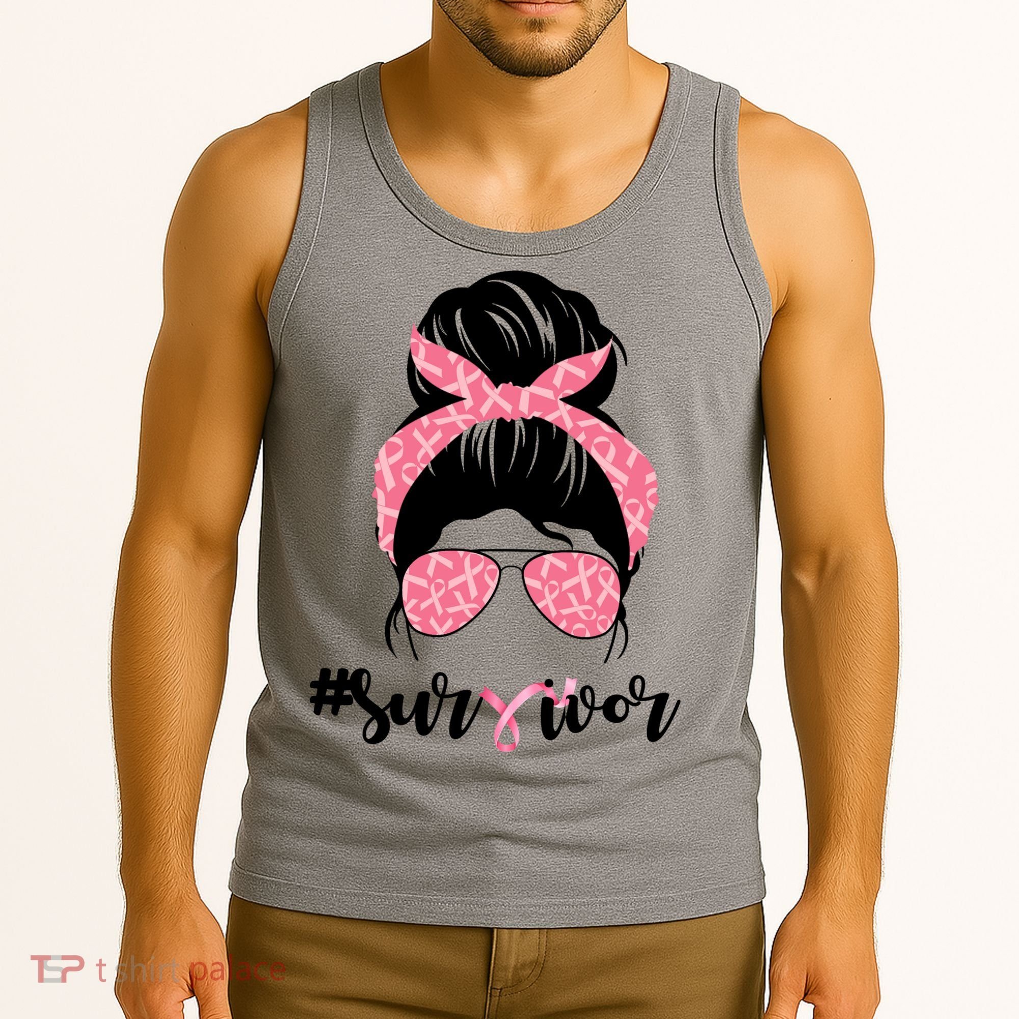 Survivor Breast Cancer Girl Tank Top