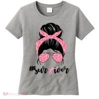 Survivor Breast Cancer Girl Women's T-Shirt thumb 0