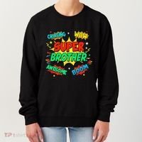 Superhero Brother Costume For Comic Book Birthday Women's Sweatshirt thumb 0