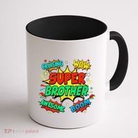 Superhero Brother Costume For Comic Book Birthday Coffee Mug thumb 1