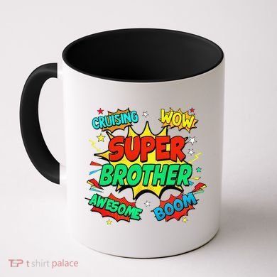 Superhero Brother Costume For Comic Book Birthday Coffee Mug