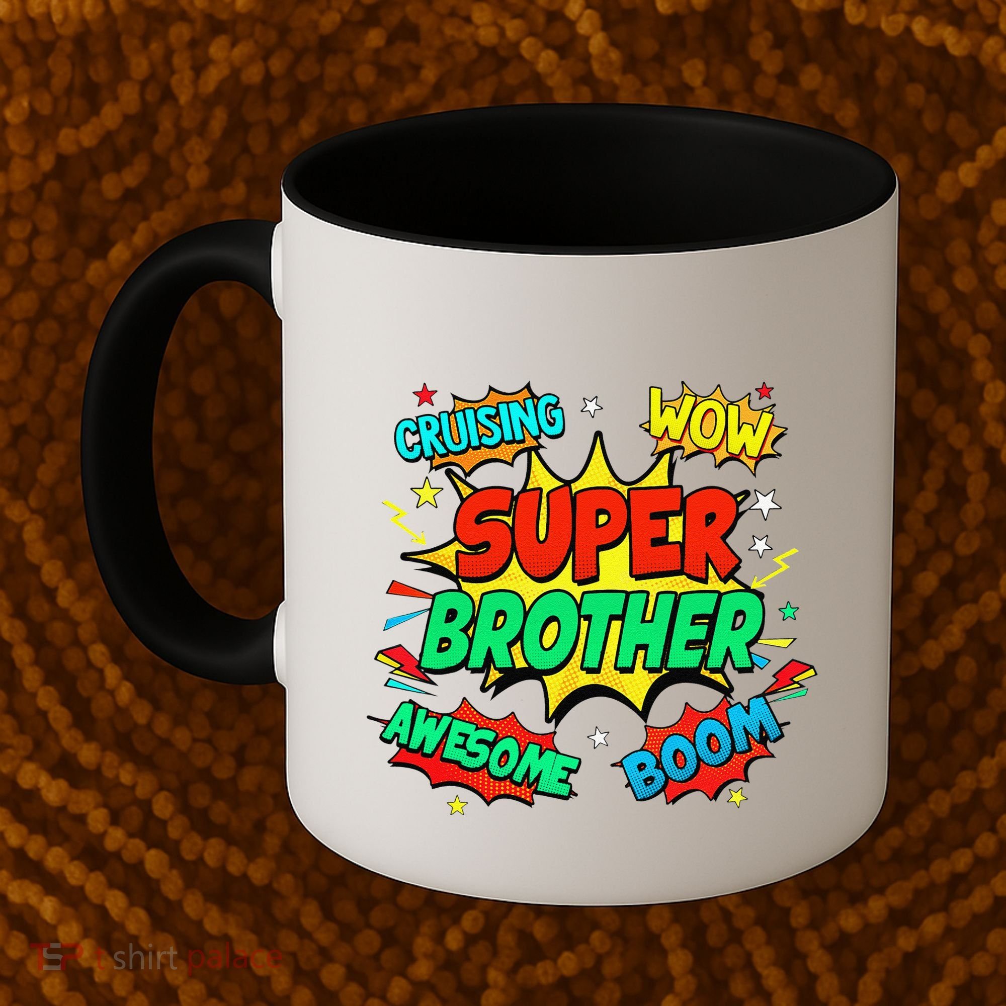 Superhero Brother Costume For Comic Book Birthday Coffee Mug