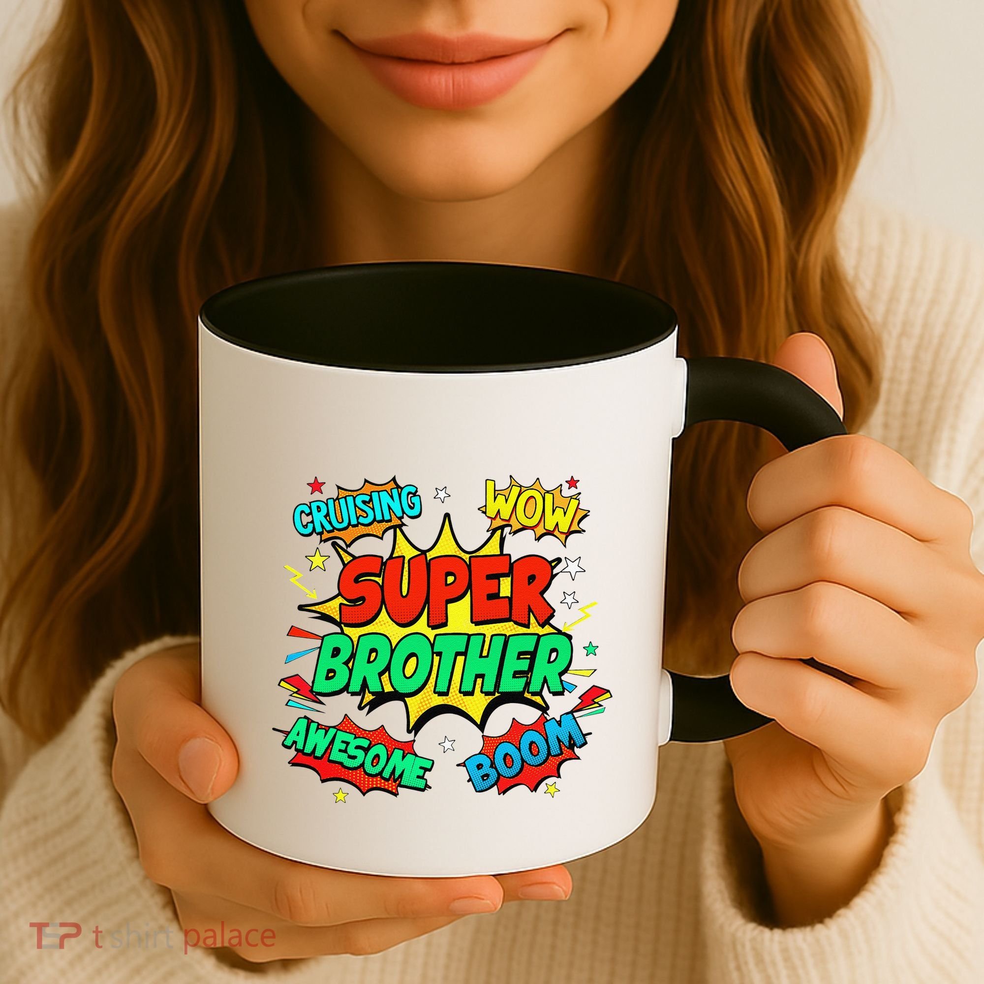 Superhero Brother Costume For Comic Book Birthday Coffee Mug