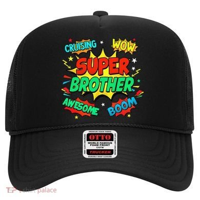 Superhero Brother Costume For Comic Book Birthday Hat