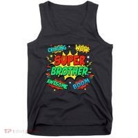 Superhero Brother Costume For Comic Book Birthday Tank Top thumb 0