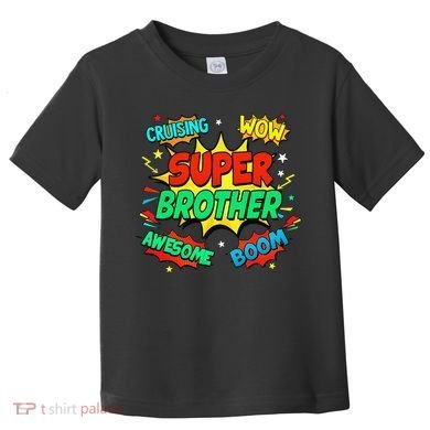 Superhero Brother Costume For Comic Book Birthday Toddler T-Shirt