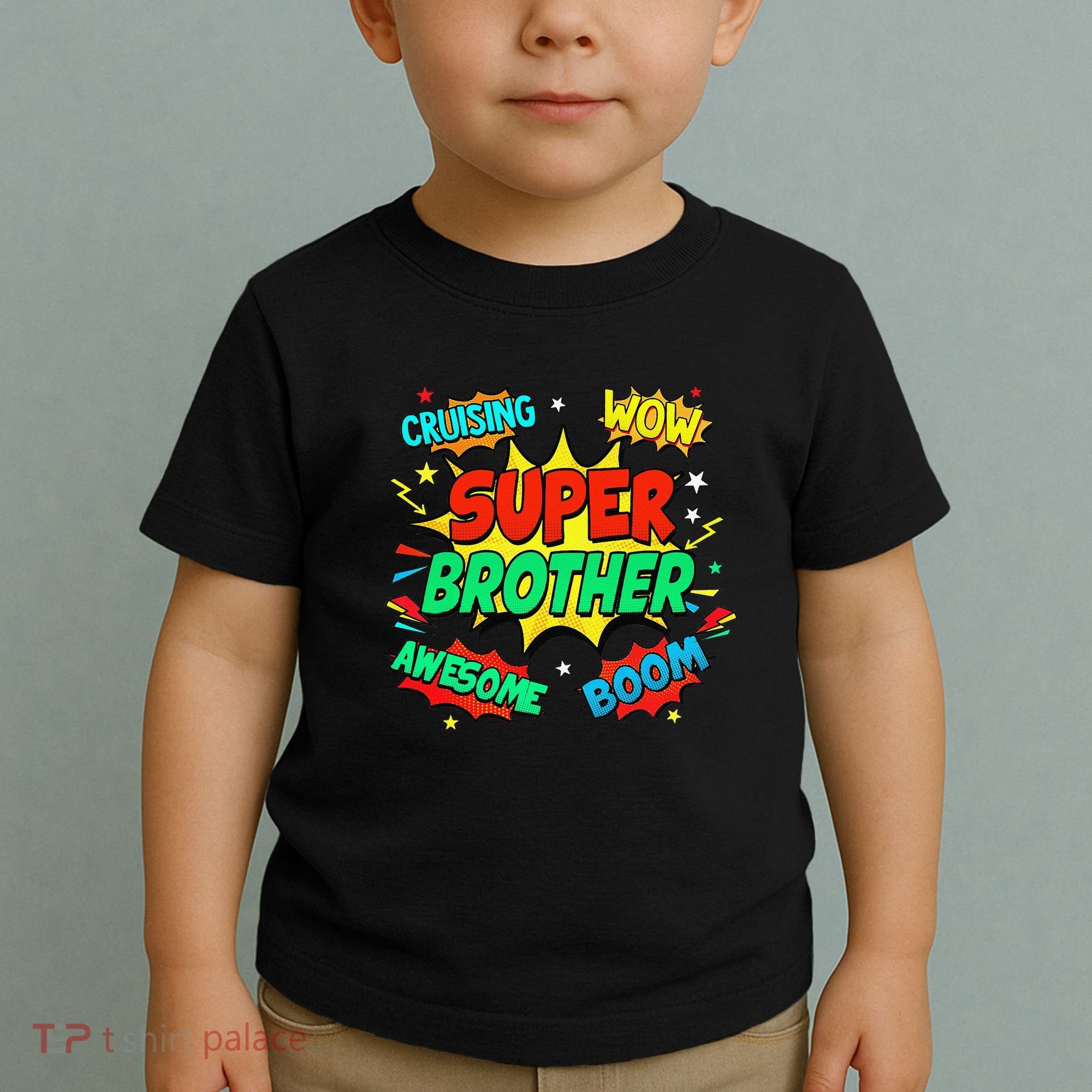 Superhero Brother Costume For Comic Book Birthday Toddler T-Shirt