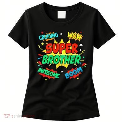 Superhero Brother Costume For Comic Book Birthday Women's T-Shirt