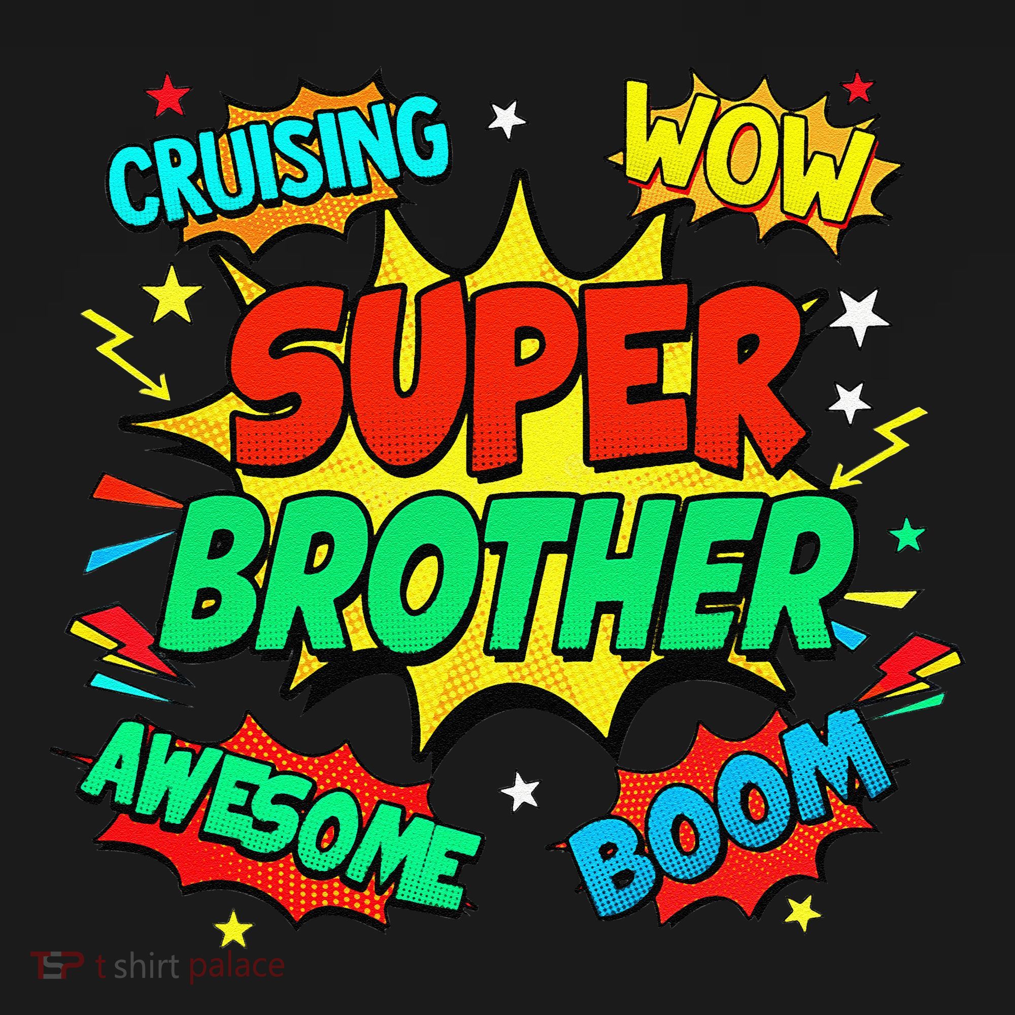 Superhero Brother Costume For Comic Book Birthday Women's T-Shirt