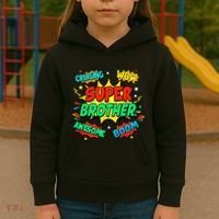Superhero Brother Costume For Comic Book Birthday Kids Hoodie thumb 3
