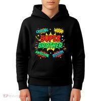 Superhero Brother Costume For Comic Book Birthday Kids Hoodie thumb 4