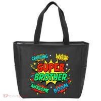 Superhero Brother Costume For Comic Book Birthday Tote Bag thumb 0