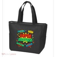 Superhero Brother Costume For Comic Book Birthday Tote Bag thumb 3