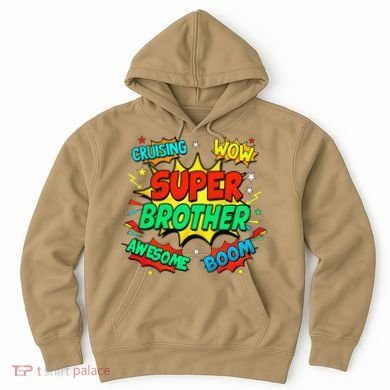 Superhero Brother Costume For Comic Book Birthday Hoodie