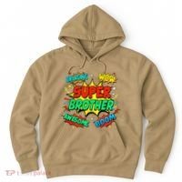Superhero Brother Costume For Comic Book Birthday Hoodie thumb 0