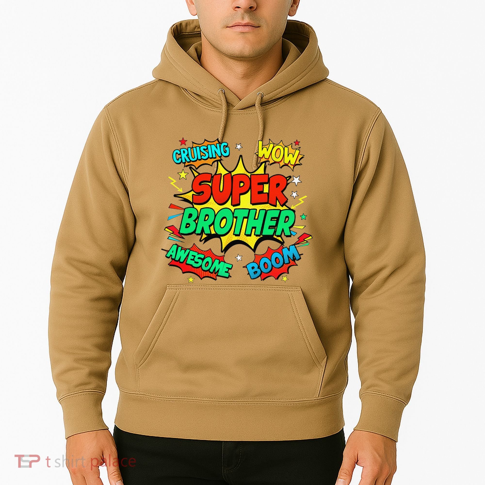 Superhero Brother Costume For Comic Book Birthday Hoodie