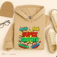 Superhero Brother Costume For Comic Book Birthday Hoodie thumb 4