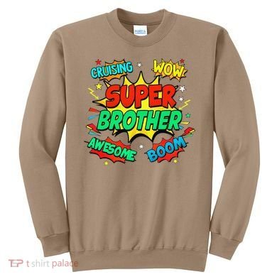 Superhero Brother Costume For Comic Book Birthday Sweatshirt
