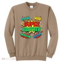 Superhero Brother Costume For Comic Book Birthday Sweatshirt thumb 0