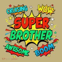 Superhero Brother Costume For Comic Book Birthday Sweatshirt thumb 2