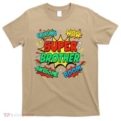 Superhero Brother Costume For Comic Book Birthday T-Shirt
