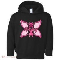 Strong Breast Cancer Awareness Butterfly Toddler Hoodie thumb 0