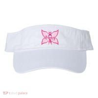 Strong Breast Cancer Awareness Butterfly Visor thumb 0