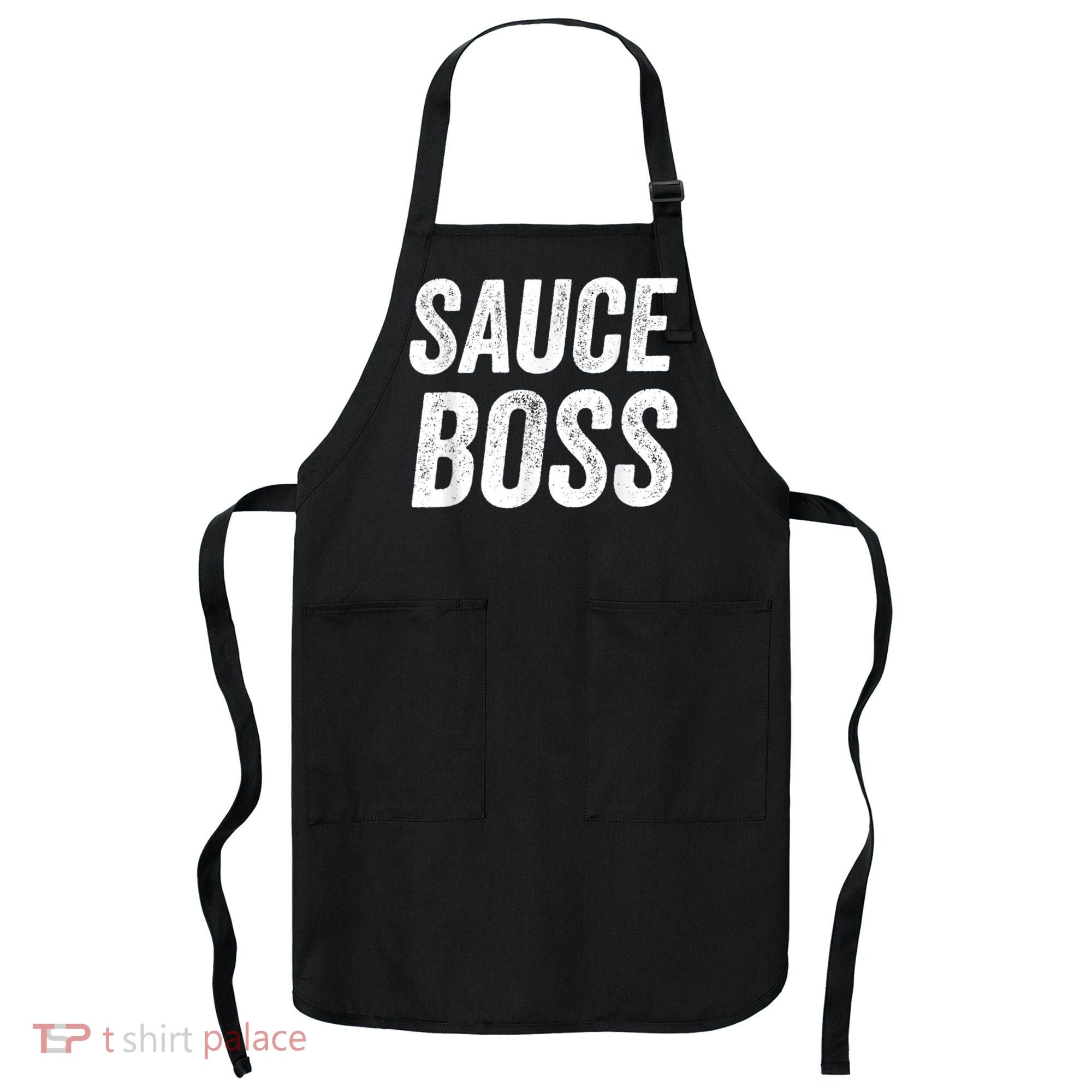 Sauce Boss Chef BBQ Cook Food Humorousa Apron