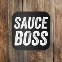 Sauce Boss Chef BBQ Cook Food Humorousa Coaster thumb 0
