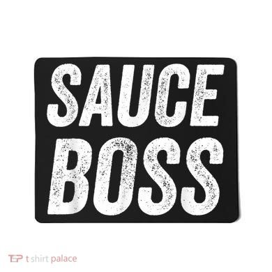 Sauce Boss Chef BBQ Cook Food Humorousa Mousepad