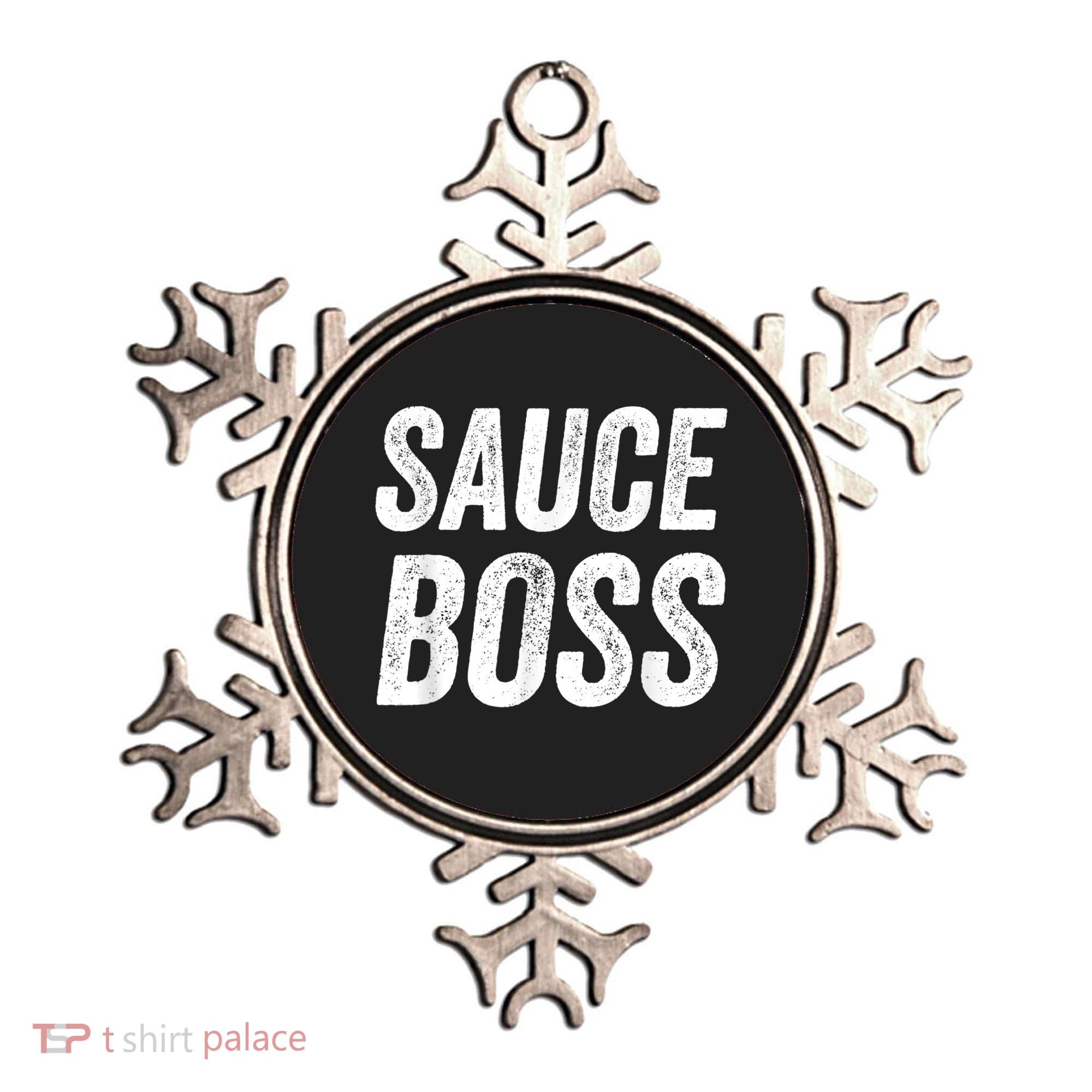 Sauce Boss Chef BBQ Cook Food Humorousa Ornament